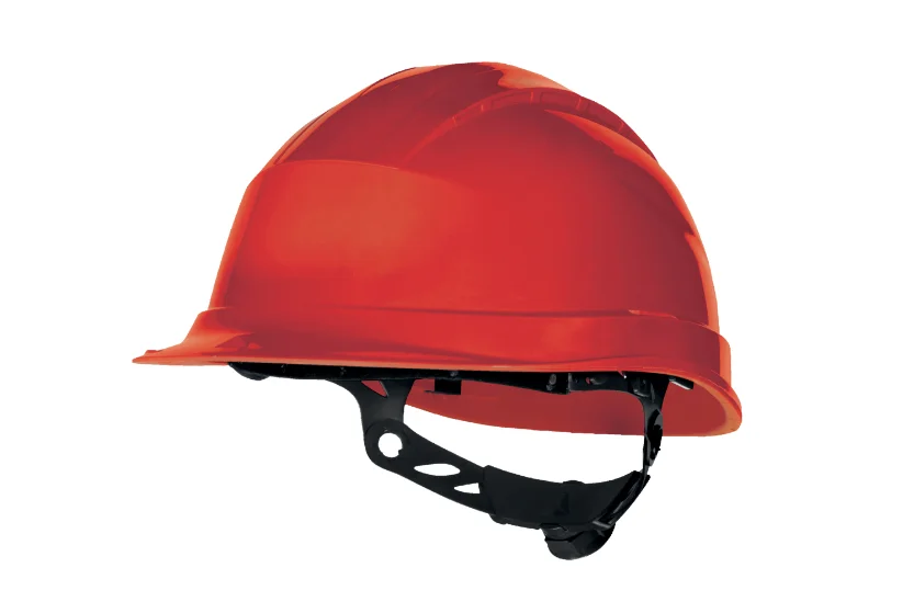 Casca de protectie pentru santier, culoarea roșu, QUARTZ UP III, Delta Plus