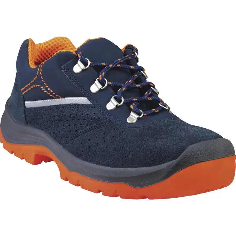 Pantofi de protectie cu bombeu si lamela antiperforatie Rimini, S1P SRC, culoarea bej