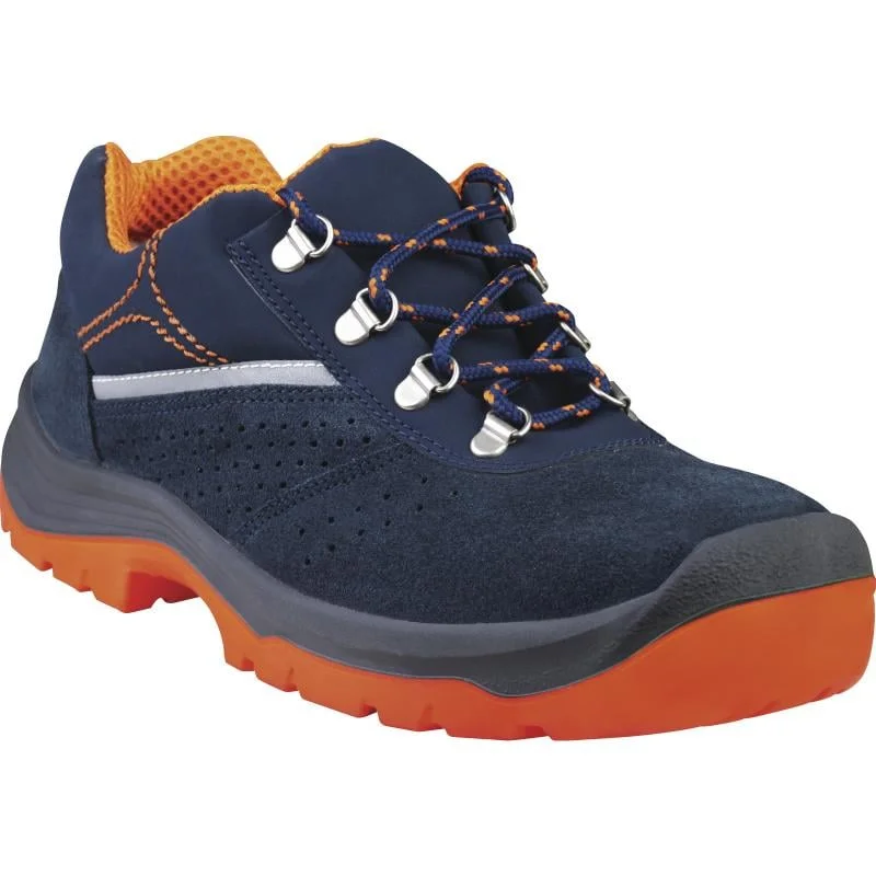 Pantofi de protectie cu bombeu si lamela antiperforatie Rimini, S1P SRC, culoarea bej