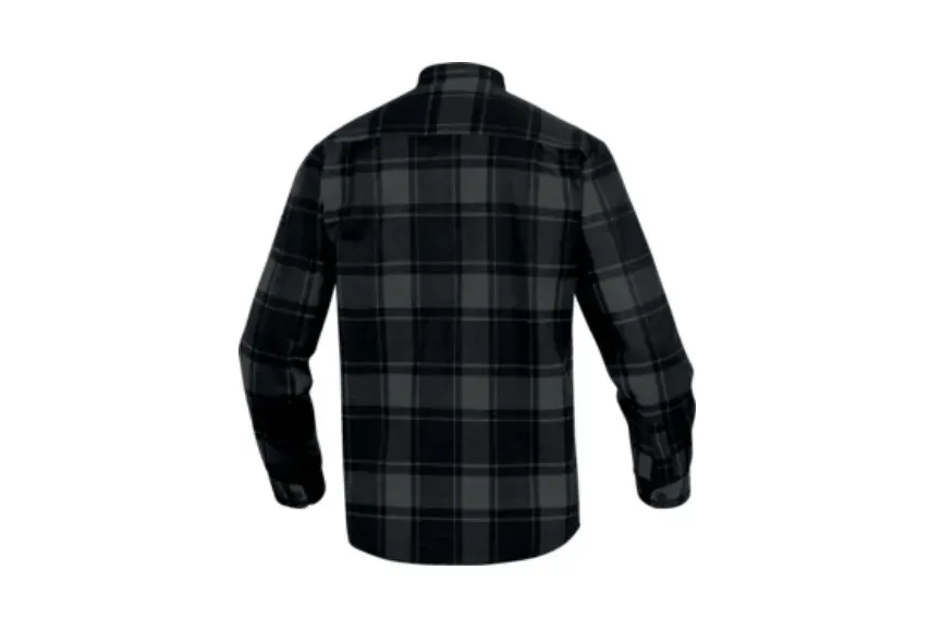 Cămașă de lucru din flanel 100% care îmbină stilul și căldura, culoarea gri, RUBY