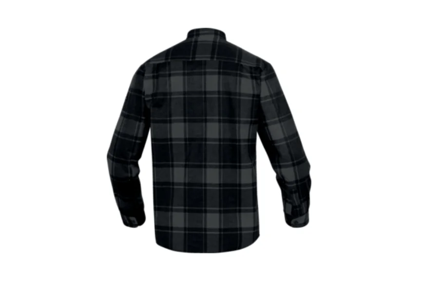 Cămașă de lucru din flanel 100% care îmbină stilul și căldura, culoarea gri, RUBY