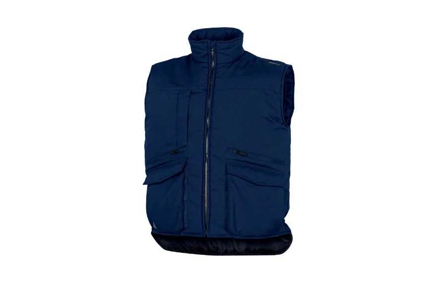 Vesta iarna rezistenta la vant, culoarea bleumarin, cu 9 buzunare, SIERRA2, Delta Plus