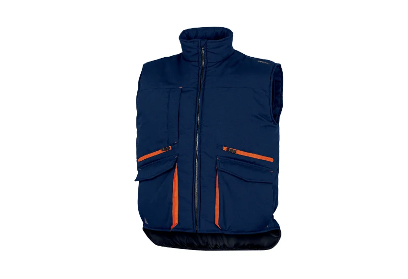 Vesta iarna rezistenta la vant, culoarea bleumarin, cu 9 buzunare, SIERRA2, Delta Plus