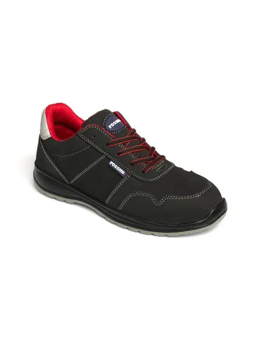 Pantofi de protecție cu bombeu compozit și lamelă nemetalică, Rossini SSRC170, S3 SRC, culoarea negru