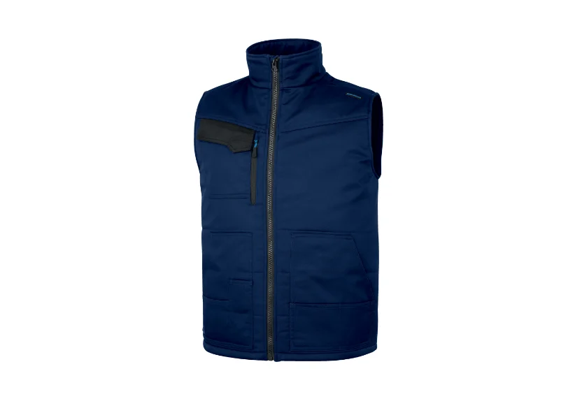Vesta cu 9 buzunare, culoarea bleumarin, rezistenta la vant, STOCKTON3, Delta Plus