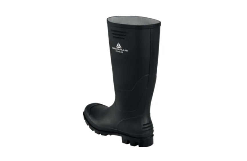 Cizme de lucru uz general confortabile și ușoare din PVC, STONE OB FO, culoarea verde