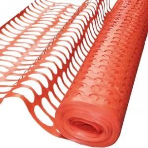 Gard de plastic pentru delimitare lucrari, culoarea portocaliu, 200 gr/mp