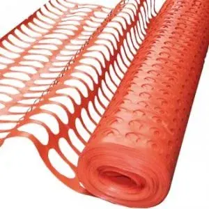 Gard de plastic pentru delimitare lucrari, culoarea portocaliu, 200 gr/mp