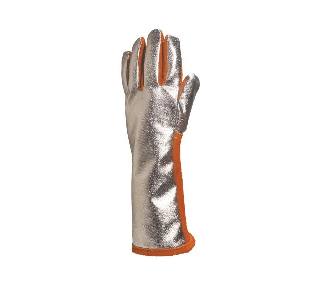 Manusi de protectie termica aluminizate, TERK400, culoarea portocaliu - Delta Plus