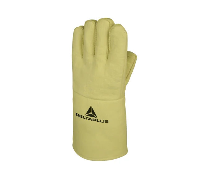 Manusa termica ranforsata (500°C timp de 15 secunde), culoarea galben, TERK500 XTREM HEAT, Delta Plus