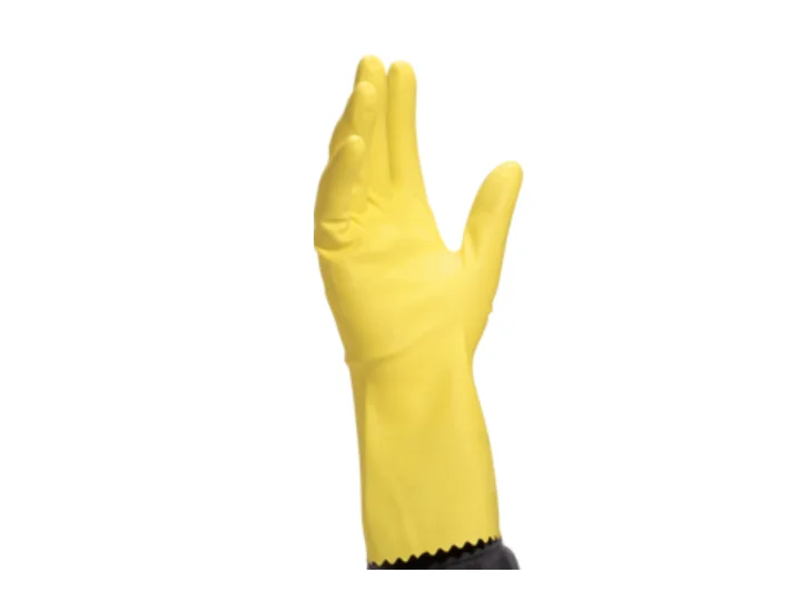 Manusi pentru industria alimentara de protectie chimica, culoarea galben, Delta Plus