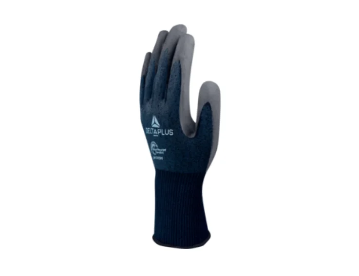 Manusi antitaiere ideale in medii uscate, culoarea bleumarin, VECUTBGREEN, Delta Plus