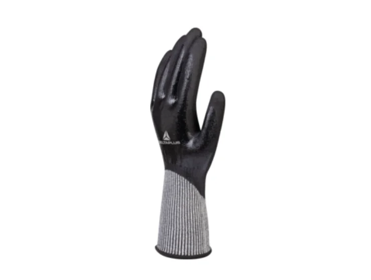 Manusi rezistente la apa si taiere, culoarea negru, VENICUTD04, Delta Plus