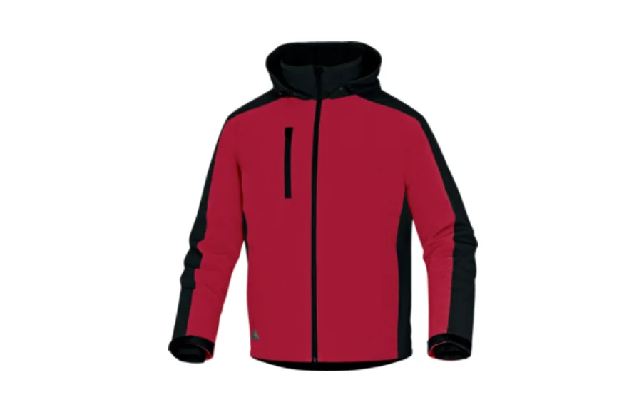 Jacheta elastica impermeabila și respirabilă, culoarea rosu, VIGO Delta Plus