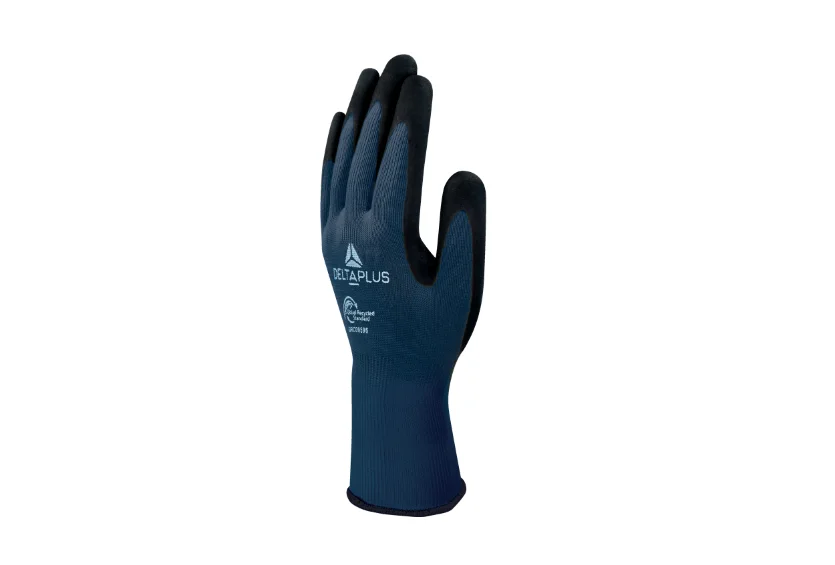 Manusi de protectie mecanica cu respirabilitate sporită, culoarea albastru, VV733GREEN