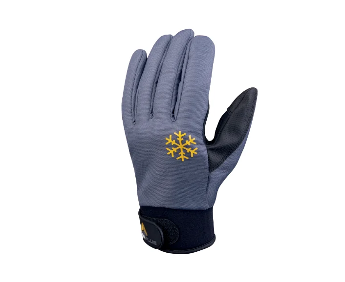 Manusi de iarna rezistente la umiditate, culoarea gri, Borok VV903, Delta Plus