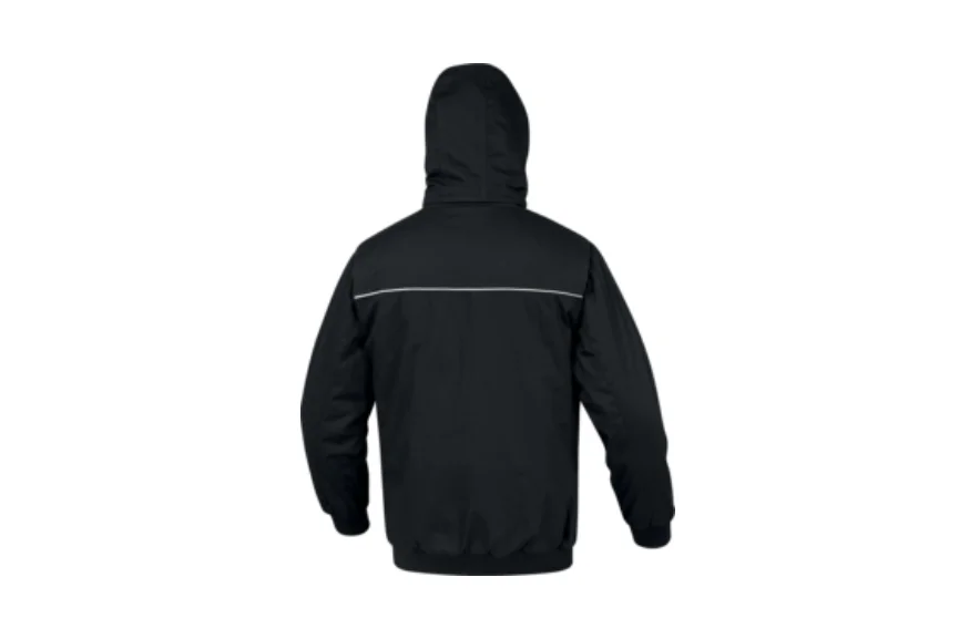 Jacheta căptușită cu polar, culoarea negru, rezistentă, YEMAN Delta Plus