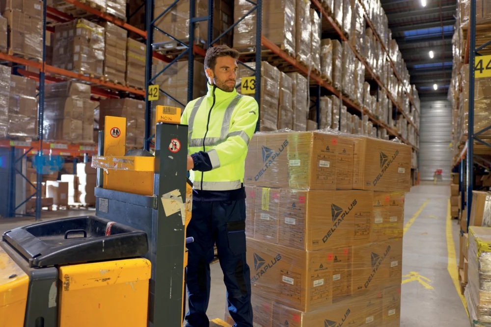 Jacheta polar reflectorizanta, Zenith, culoarea galben - Delta Plus